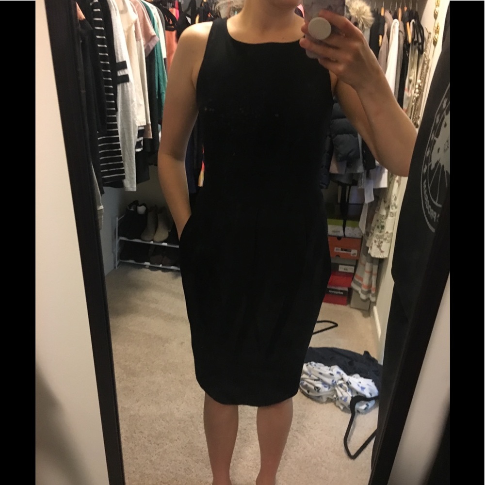 NWOT Woman’s Black dress Banana Republic